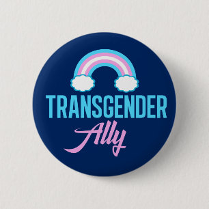 Transgender Ally 6 Cm Round Badge