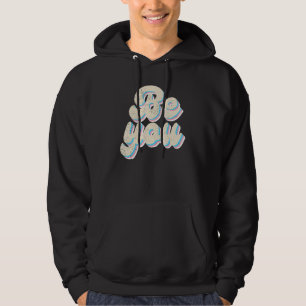 Transgender Be You Gay Pride Lgbt Rainbow Flag Ret Hoodie