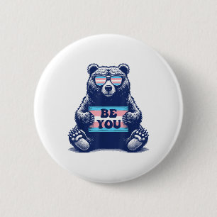 Transgender Be You Trans Pride M2f F2m 6 Cm Round Badge