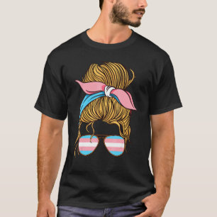Transgender Bisexual Woman Transsexual Flag Trans T-Shirt