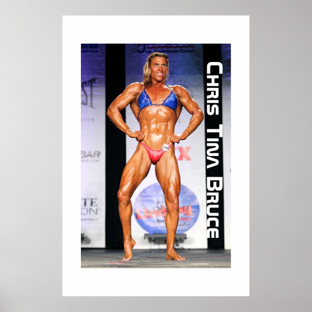 Transgender Bodybuilder Chris Tina Bruce Poster (Front)