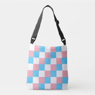 Transgender colours chequered pattern crossbody ba crossbody bag