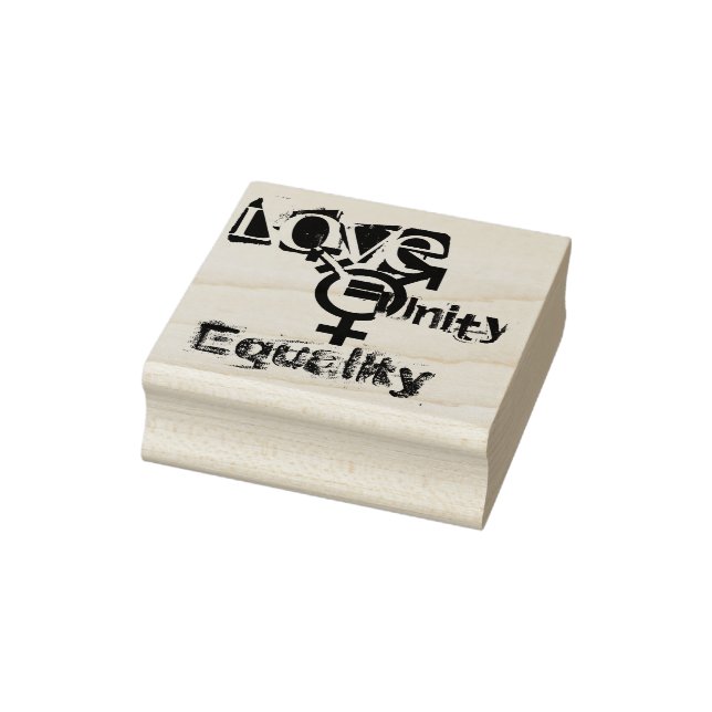 Transgender Equality Rubber Stamp (Stamp)