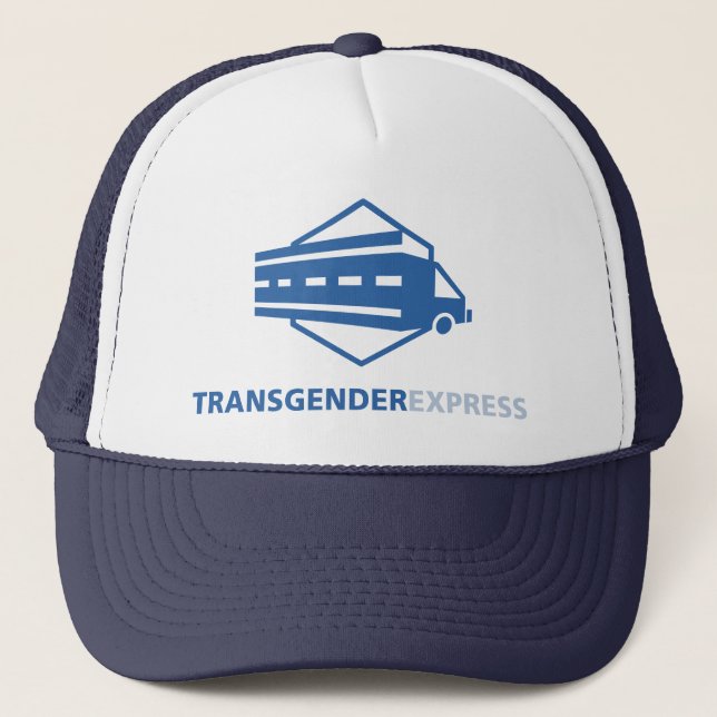 Transgender Express Trucker Hat (Front)