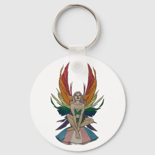 Transgender Faerie Key Ring