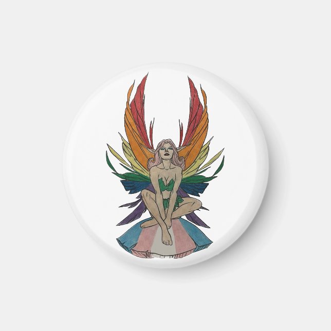 Transgender Faerie Magnet (Front)