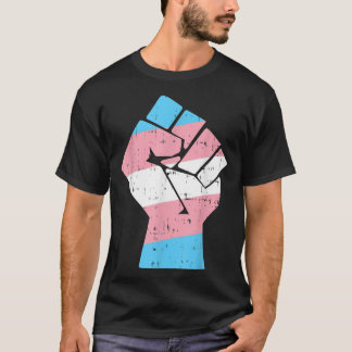 Transgender Fist Pride Rights LGBT Trans Transexua T-Shirt