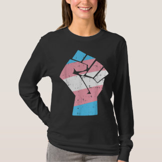 Transgender Fist Pride Rights LGBT Trans Transexua T-Shirt