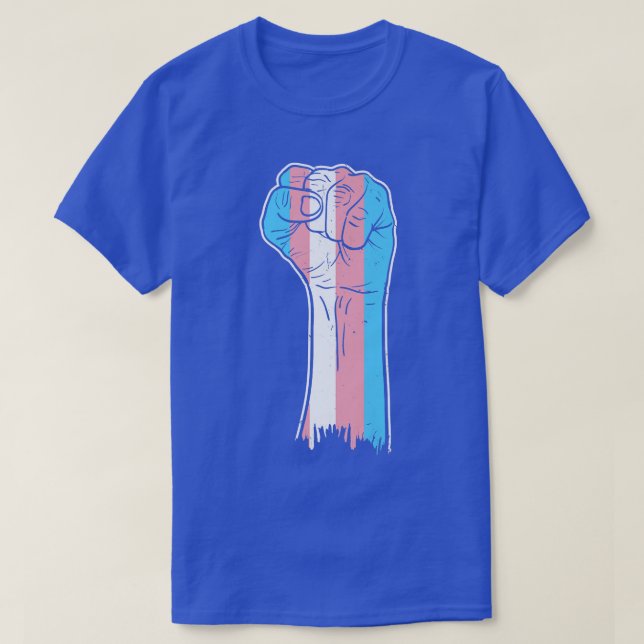 Transgender Fist Trans Pride  T-Shirt (Design Front)