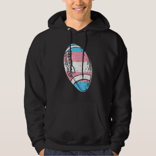 Transgender Flag American Football Lgbt Trans Prid Hoodie