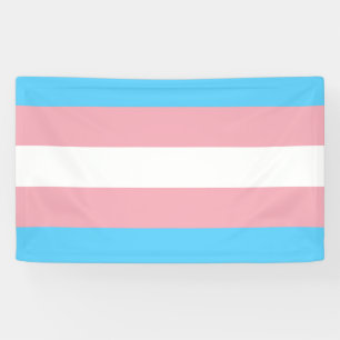 transgender flag banner