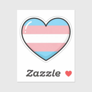 Transgender Flag Heart   LGBTQIA+ 