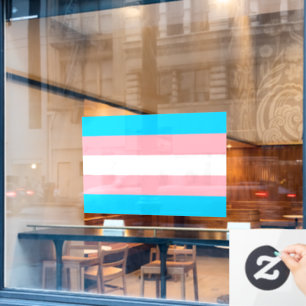 Transgender Flag LGBTQIA+ Flag   Window Cling