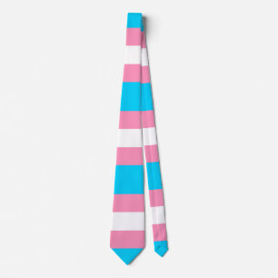  Transgender Flag   LGBTQIA+ Pink, Blue and White Tie