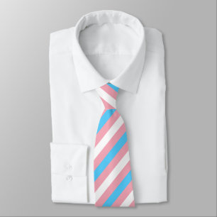 Transgender Flag Neck Tie