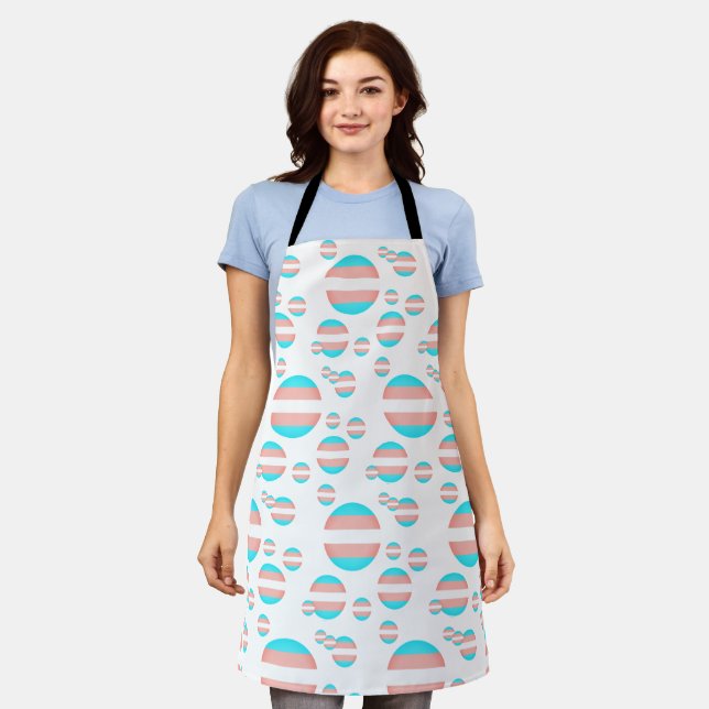 Transgender Flag & Pride community / gender Apron (Worn)