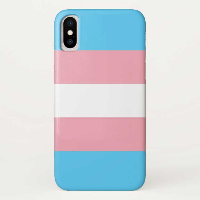 transgender flag trans lgbt lgbtq gay lesbian homo Case-Mate iPhone case (Back)