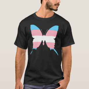 Transgender Flag Trans Pride Butterfly Lover FTM M T-Shirt