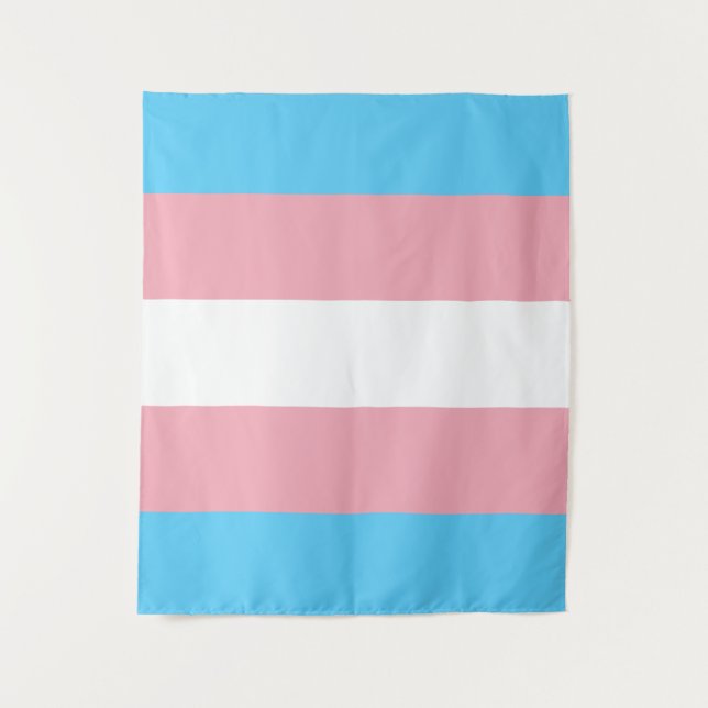Transgender flag trans pride LGBT symbol gay homos Tapestry (Front)