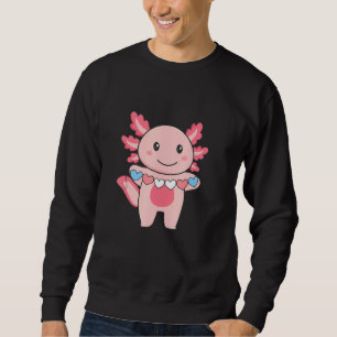 Transgender Flag Transgender Pride Lgbtq Axolotl Sweatshirt