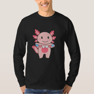Transgender Flag Transgender Pride Lgbtq Axolotl T-Shirt