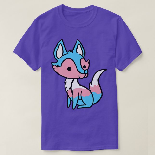 Transgender Fox Trans Pride Premium T-Shirt (Design Front)
