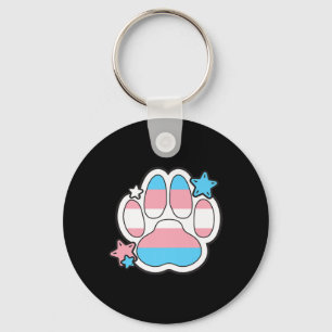 Transgender Furry Paw Lgbtq Month Gay Rights Pride Key Ring