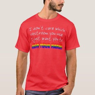 Transgender Gender Rights Bathroom Support 5961  T-Shirt