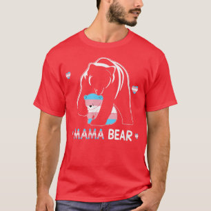 Transgender LGBT Mama Bear Hug Pride Equality Rain T-Shirt