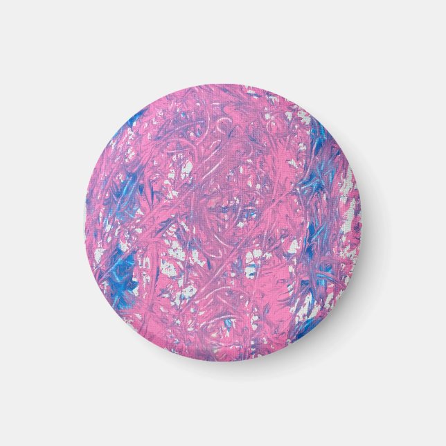 Transgender Marble Artwork Magnet (Front)