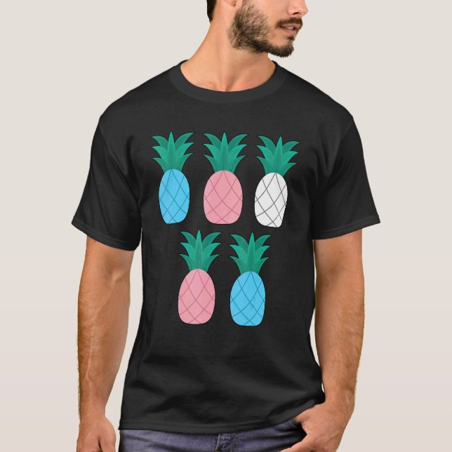 Transgender Pineapples Transgender T-Shirt (Front)