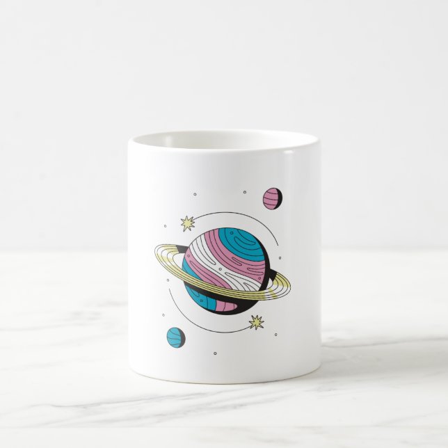 Transgender Planet Coffee Mug (Center)