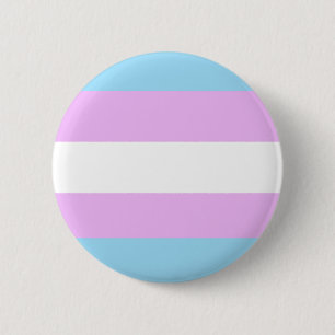 Transgender pride 6 cm round badge