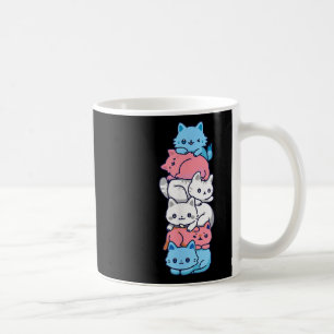 Transgender Pride Cat Lgbt Trans Flag Cute Cats Pi Coffee Mug