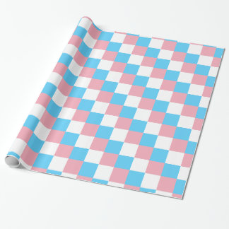 Transgender pride colors Wrapping Paper