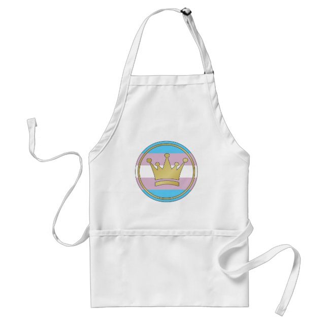 Transgender Pride Crown Standard Apron (Front)
