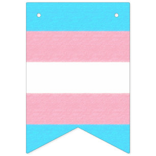 Transgender Pride Custom Bunting