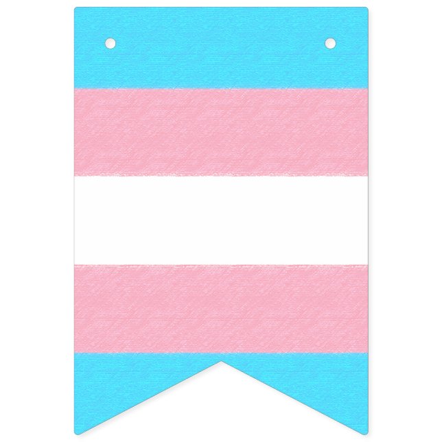 Transgender Pride Custom Bunting (First Flag)