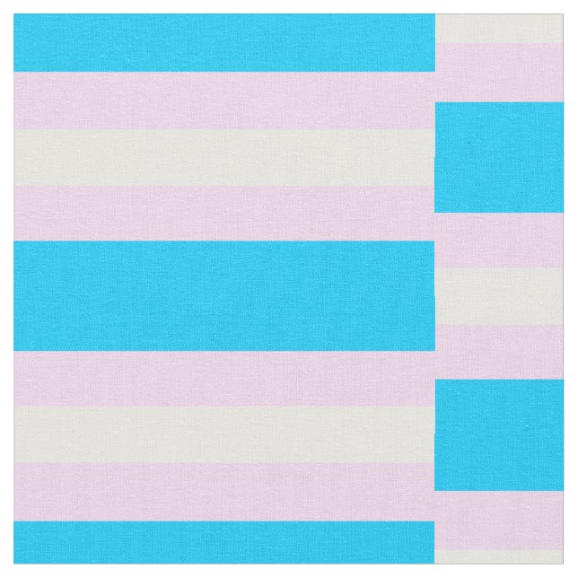 Transgender Pride Fabric by the Yard (Chequered) (Close Up)