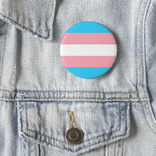 Transgender Pride Flag 6 Cm Round Badge