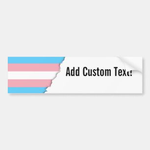 Transgender Pride Flag Bumper Sticker