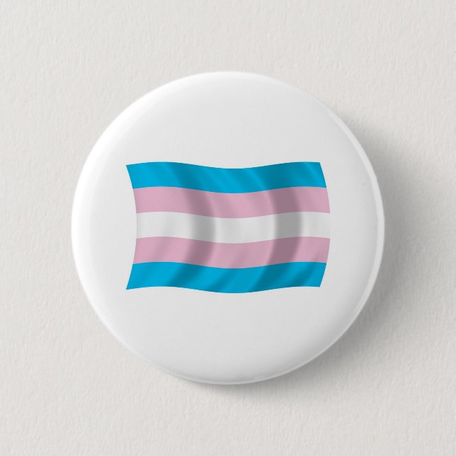 Transgender Pride Flag Button (Front)