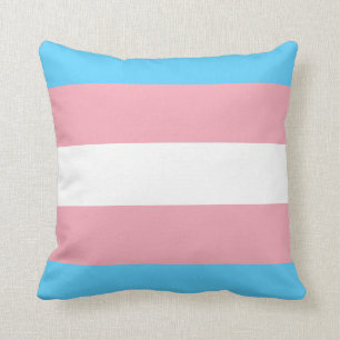 Transgender Pride Flag Cushion