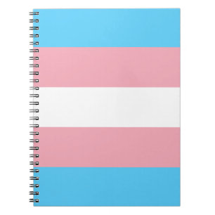 Transgender Pride Flag - LGBT Rainbow Notebook