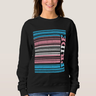 Transgender Pride Flag LGBT Trans Gay Les Bi Trans Sweatshirt