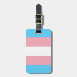 Transgender Pride Flag Luggage Tag