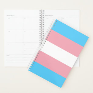 Transgender Pride Flag Planner