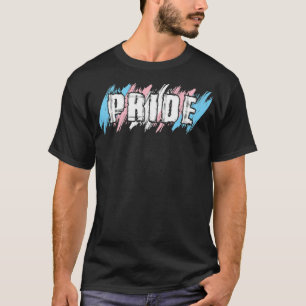 Transgender Pride Flag Pro LGBTQ Rights Transeual T-Shirt