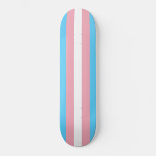 Transgender Pride Flag Skateboard