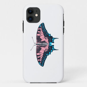 Transgender Pride Flag Swallowtail Butterfly iPhone 11 Case